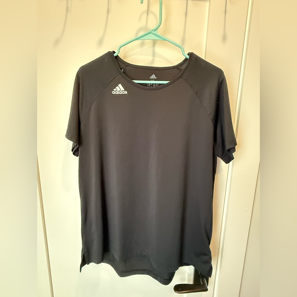Adidas black workout top